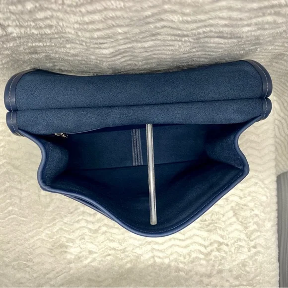 Coach Willis bag in royal blue with nickel hardware - Picture 10 of 15